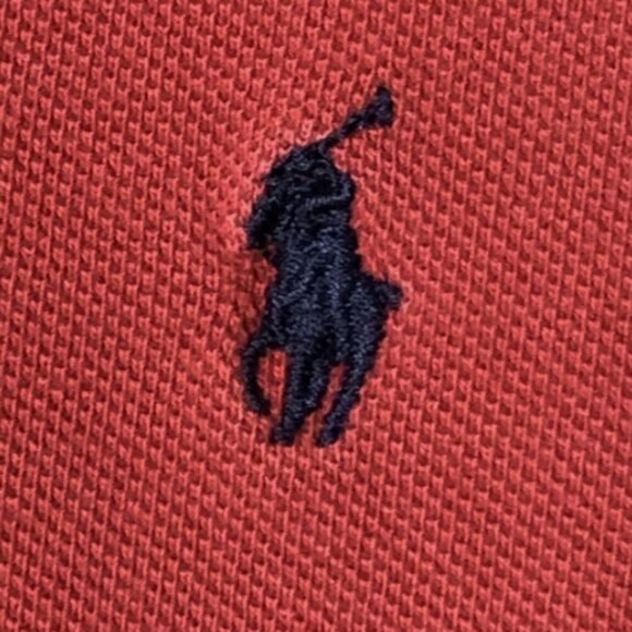 🔥SALE🔥Ralph Lauren Polo Shirt Mens Size L Faded Red Casual Short Sleeve - Picture 6 of 7
